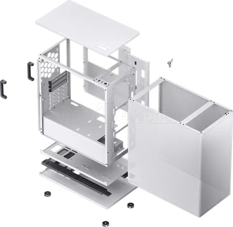 Photo de Boitier Moyen Tour ATX Jonsbo VR4 (Blanc)