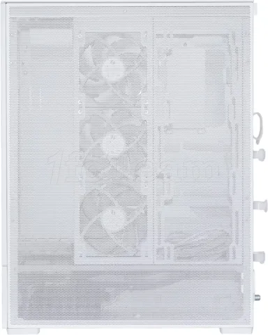 Photo de Boitier Moyen Tour ATX Lian-Li Sup-01 RGB avec panneaux vitrés (Blanc)