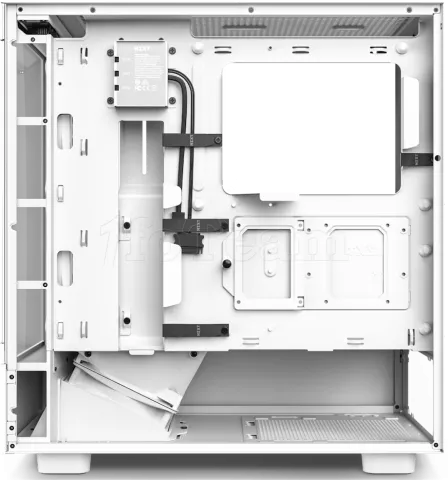 Photo de Boitier Moyen Tour ATX NZXT H5 Elite RGB avec panneaux vitrés (Blanc)