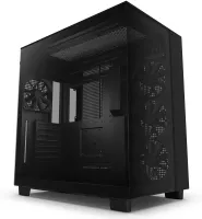 Photo de Boitier Moyen Tour ATX NZXT H9 Flow 2023 avec panneaux vitrés (Noir)