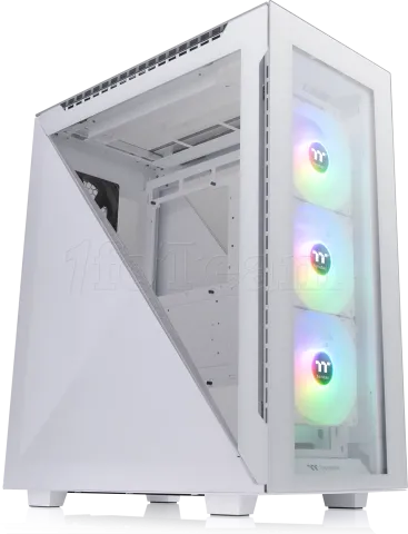 Photo de Boitier Moyen Tour ATX Thermaltake Divider 500 TG RGB avec panneau vitré (Blanc)