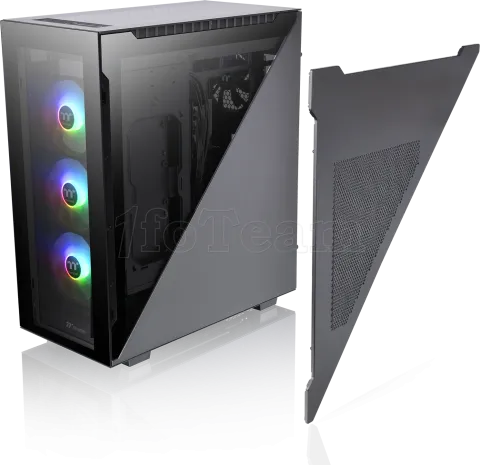 Photo de Boitier Moyen Tour ATX Thermaltake Divider 500 TG RGB avec panneau vitré (Noir)