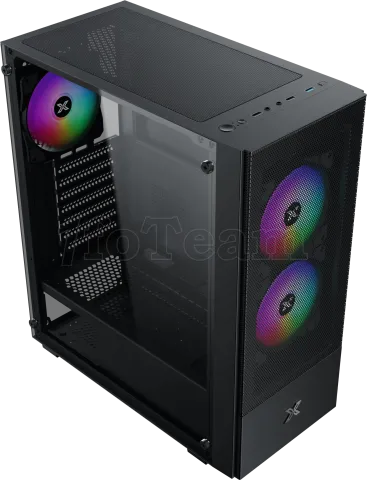 Photo de Boitier Moyen Tour ATX Xigmatek Hero II Air RGB (Noir)