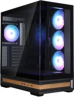 Photo de Boitier Moyen Tour ATX Zalman P40 Namu RGB avec panneaux vitrés (Noir)