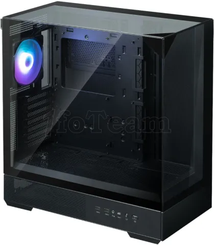 Photo de Boitier Moyen Tour ATX Zalman P40 Prism RGB avec panneaux vitrés (Noir)