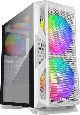 Photo de Boitier Moyen Tour E-ATX Antec NX800 RGB avec panneaux vitrés (Blanc)