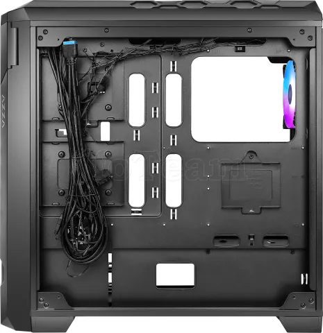 Photo de Boitier Moyen Tour E-ATX Azza Storm RGB avec panneau vitré (Noir)