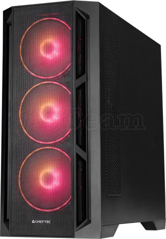 Photo de Boitier Moyen Tour E-ATX Chieftec Apex Lumo RGB avec panneaux vitrés (Noir)