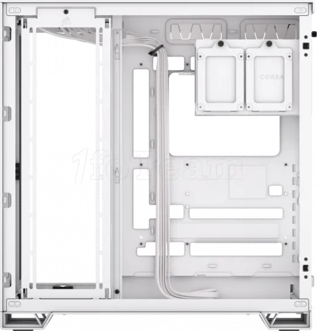 Photo de Boitier Moyen Tour E-ATX Corsair 6500X avec panneaux vitrés (Blanc/Argent)
