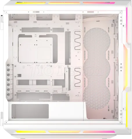 Photo de Boitier Moyen Tour E-ATX Corsair iCue Link 5000T LX RGB avec panneau vitré (Blanc)