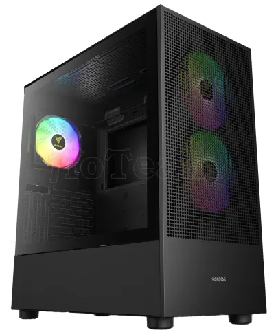 Photo de Boitier Moyen Tour E-ATX Gamdias Talos M3 Mesh RGB (Noir)