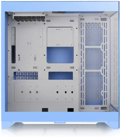 Photo de Boitier Moyen Tour E-ATX Thermaltake Centralized Thermal Efficiency E600 MX avec panneaux vitrés (Bleu)