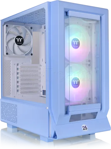 Photo de Boitier Moyen Tour E-ATX Thermaltake Ceres 350 MX RGB avec panneaux vitrés (Bleu)