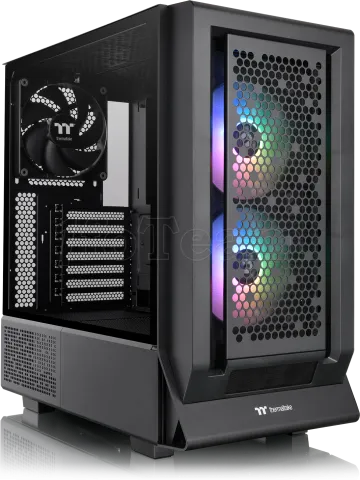 Photo de Boitier Moyen Tour E-ATX Thermaltake Ceres 350 MX RGB avec panneaux vitrés (Noir)