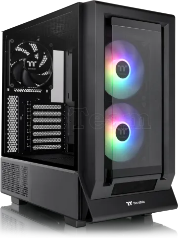 Photo de Boitier Moyen Tour E-ATX Thermaltake Ceres 350 MX RGB avec panneaux vitrés (Noir)