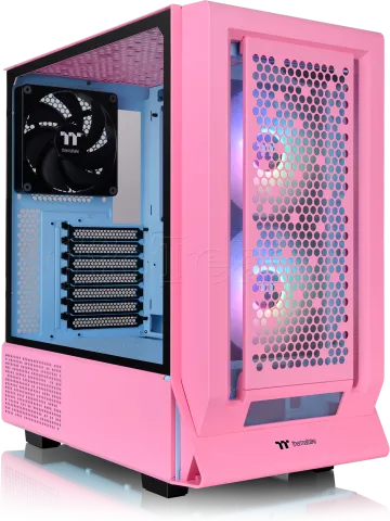 Photo de Boitier Moyen Tour E-ATX Thermaltake Ceres 350 MX RGB avec panneaux vitrés (Rose)