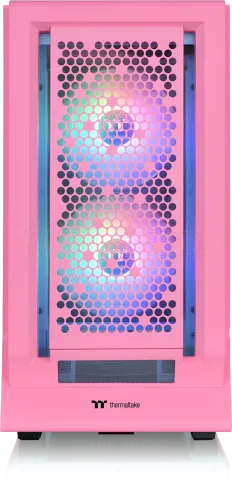 Photo de Boitier Moyen Tour E-ATX Thermaltake Ceres 350 MX RGB avec panneaux vitrés (Rose)