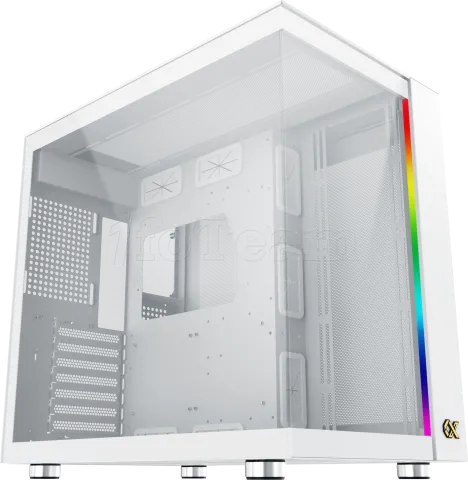 Photo de Boitier Moyen Tour E-ATX Xigmatek Aqua Ultra Air-C RGB avec panneaux vitrés (Blanc)