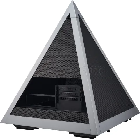 Photo de Boitier Pyramide E-ATX Azza Pyramid Mesh (Argent/Noir)