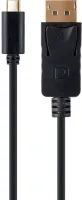 Photo de Cable adaptateur CableXpert USB-C vers DisplayPort 2m M/M (Noir)