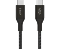 Photo de Câble Belkin BoostCharge USB-C 1m M/M 240W (Noir)