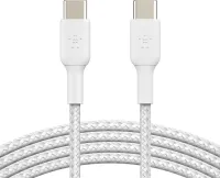 Photo de Câble Belkin BoostCharge USB-C 1m M/M 60W (Blanc)