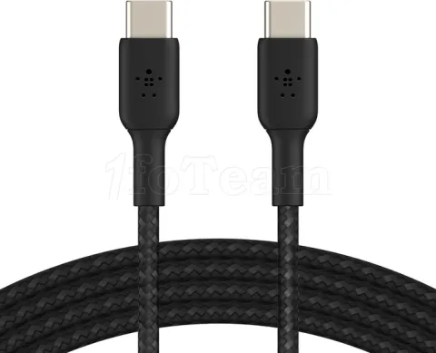 Photo de Câble Belkin BoostCharge USB-C 1m M/M 60W (Noir)