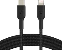 Photo de Câble Belkin BoostCharge USB-C vers Lightning 2m M/M (Noir)