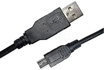 Photo de Cable D2 Diffusion USB 2.0 type A - Mini B M/M 1,5m (Noir)