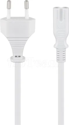 Photo de Cable d'Alimentation Goobay Bipolaire (C7) 1,5m (Blanc)
