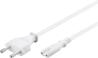 Photo de Cable d'Alimentation Goobay Bipolaire (C7) 1,5m (Blanc)