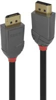 Photo de Cable DisplayPort 1.4 Lindy Anthra Line 5m M/M (Gris/Rouge)