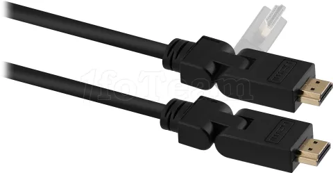 Photo de Câble HDMI 2.0 pliable T'nB 2m M/M (Noir)