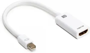 Photo de Cable Mini DisplayPort vers HDMI D2 Diffusion 15cm (Blanc)