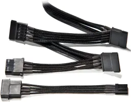 Photo de Cable Modulaire be quiet! Multi CM-61050 - 3x S-ATA + 1x Molex (Noir)