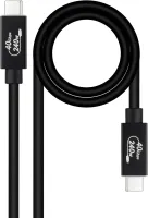 Photo de Câble Nanocable USB-C 4 M/M 1m 240W (Noir)