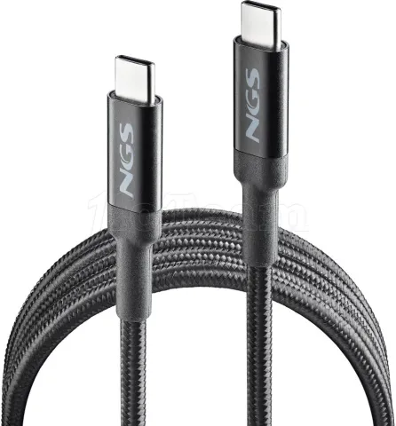 Photo de Cable NGS USB- C M/M 100W 2m (Noir)