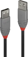 Photo de Cable USB 2.0 Lindy 3m M/F (rallonge)