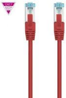 Photo de Câble/Cordon réseau RJ45 Nanocable Catégorie 7 S-FTP (S/FTP) Droit 50cm (Rouge)