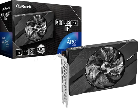 Photo de Carte Graphique ASRock Intel Arc A380 Challenger OC 6Go