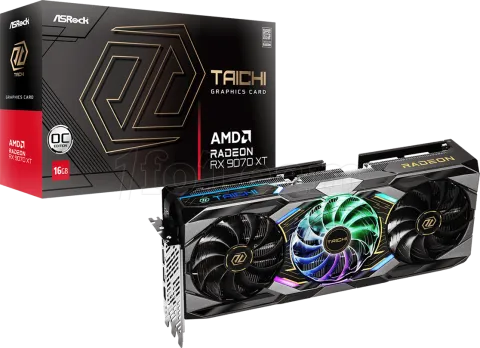 Photo de Carte Graphique ASRock Radeon RX 9070 XT Taichi OC