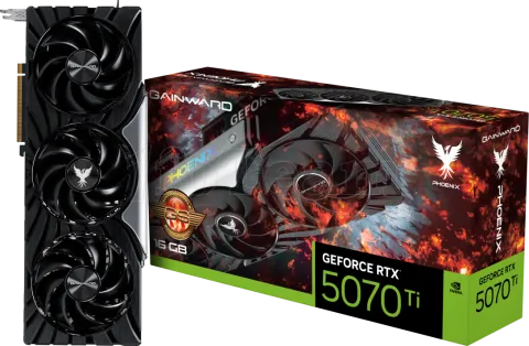 Photo de Carte Graphique Gainward GeForce RTX 5070 Ti Phoenix Golden Sample