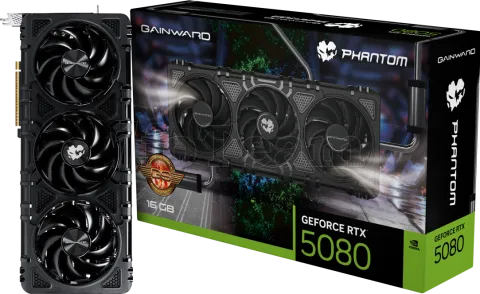 Photo de Carte Graphique Gainward GeForce RTX 5080 Phantom Golden Sample