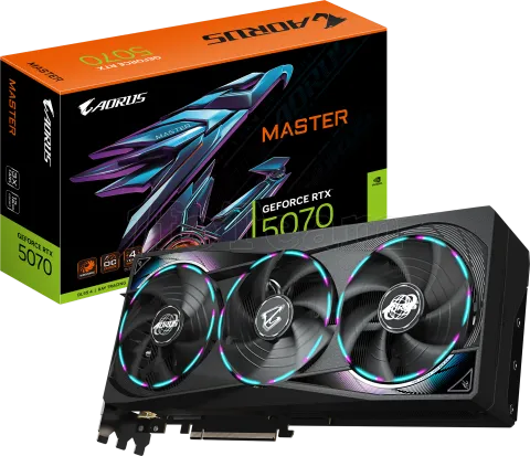 Photo de Carte Graphique Gigabyte GeForce RTX 5070 Aorus Master