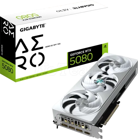 Photo de Carte Graphique Gigabyte GeForce RTX 5080 Aero OC SFF