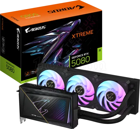 Photo de Carte Graphique Gigabyte GeForce RTX 5080 Aorus Xtreme Waterforce