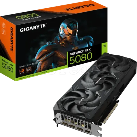 Photo de Carte Graphique Gigabyte GeForce RTX 5080 Windforce OC SFF