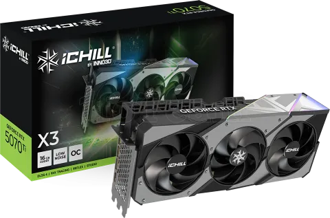 Photo de Carte Graphique Inno3D GeForce RTX 5070 Ti iChill X3