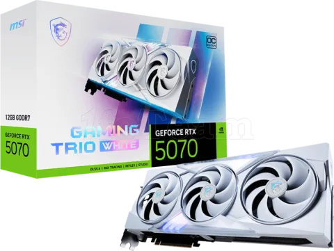 Photo de Carte Graphique MSI GeForce RTX 5070 Gaming Trio OC White