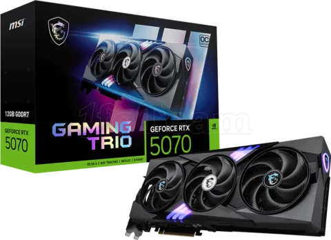 Photo de Carte Graphique MSI GeForce RTX 5070 Gaming Trio OC